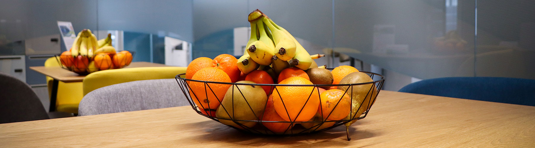 Büro-Obstkorb.